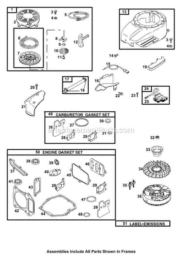 briggs and stratton 550ex 140cc parts diagram