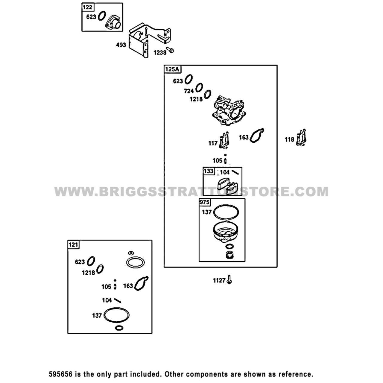 briggs and stratton plastic carburetor parts diagram