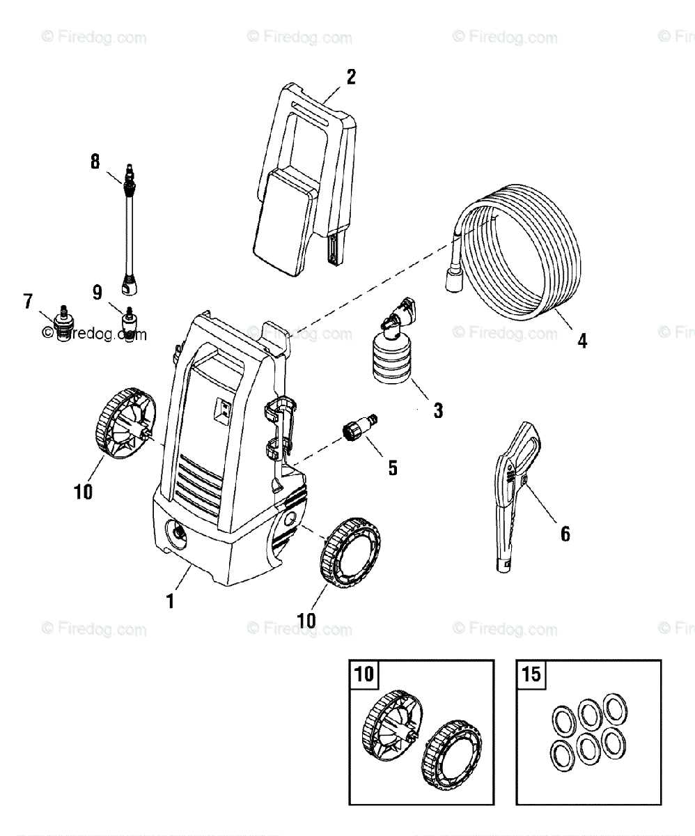 briggs and stratton power washer parts diagram