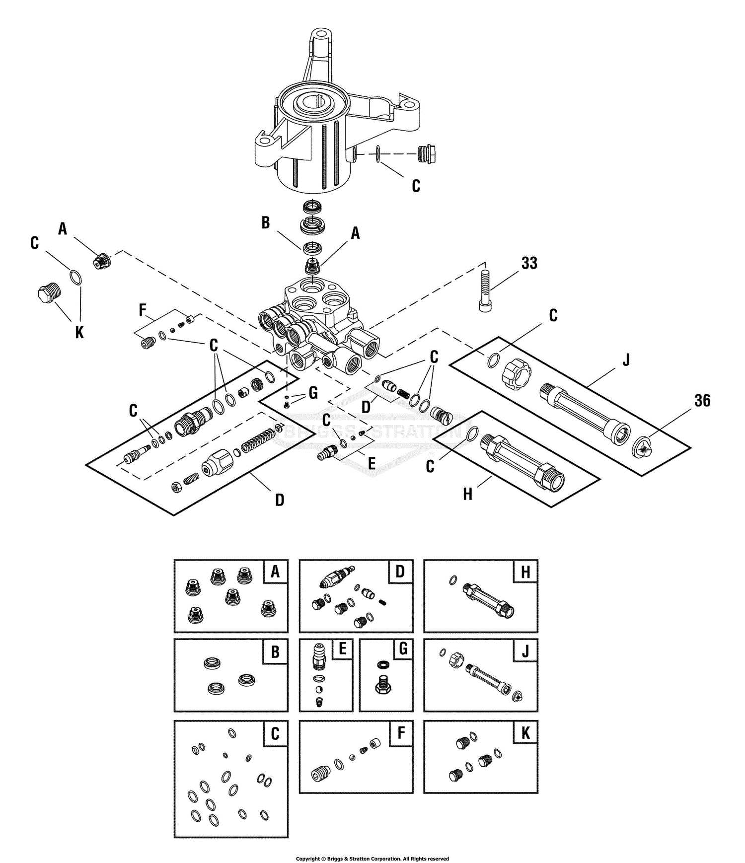 briggs and stratton power washer parts diagram