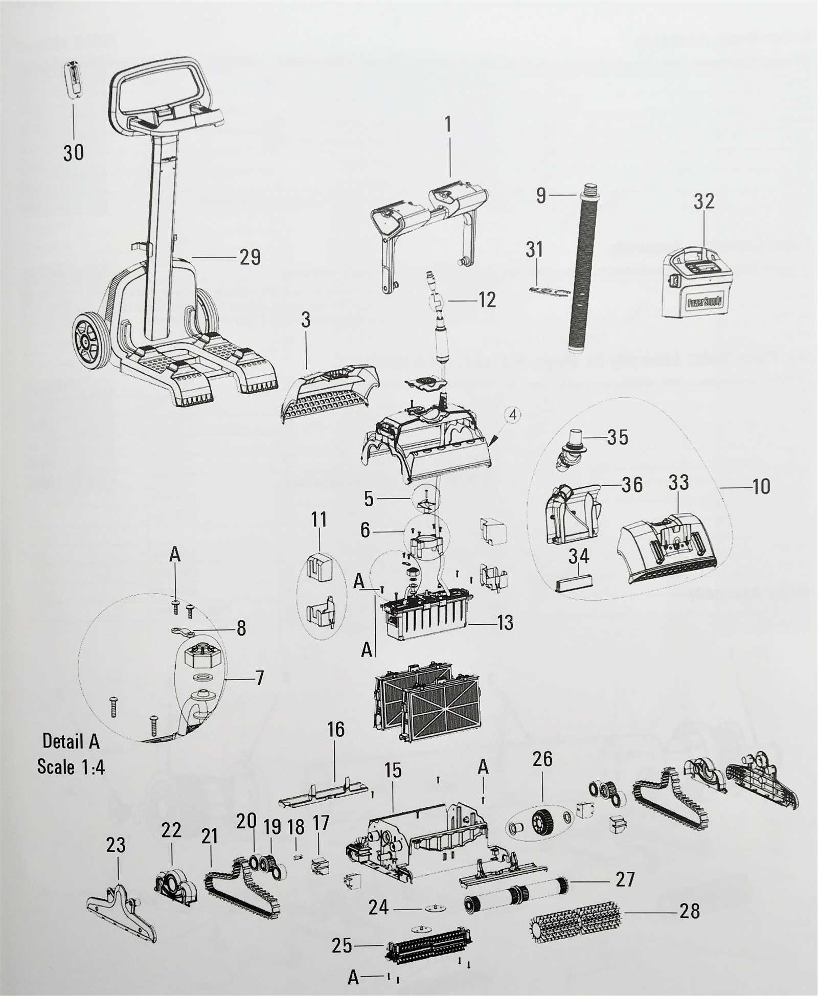 dolphin m400 parts diagram