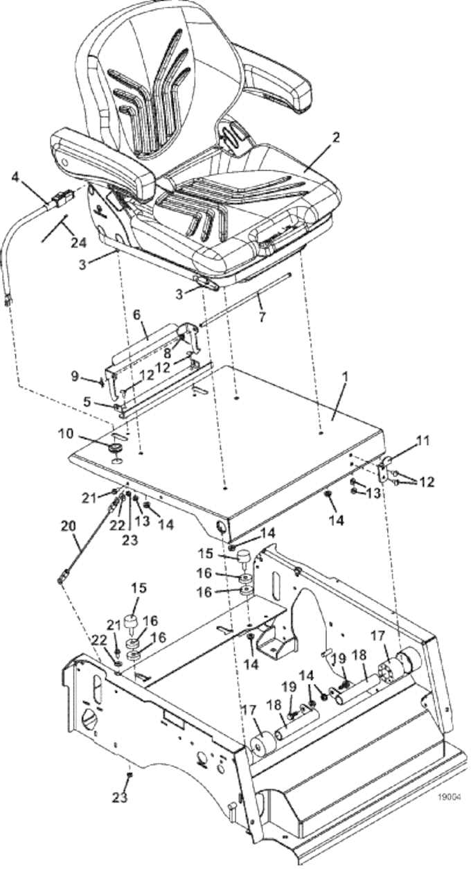 grammer seat parts diagram