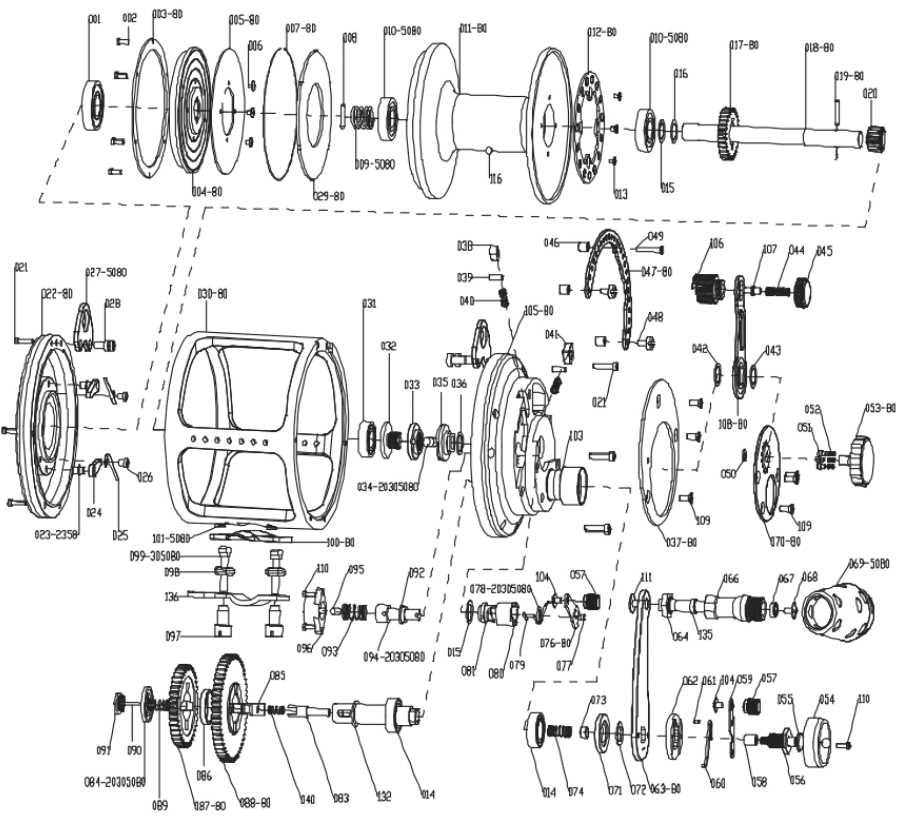 pflueger supreme xt parts diagram