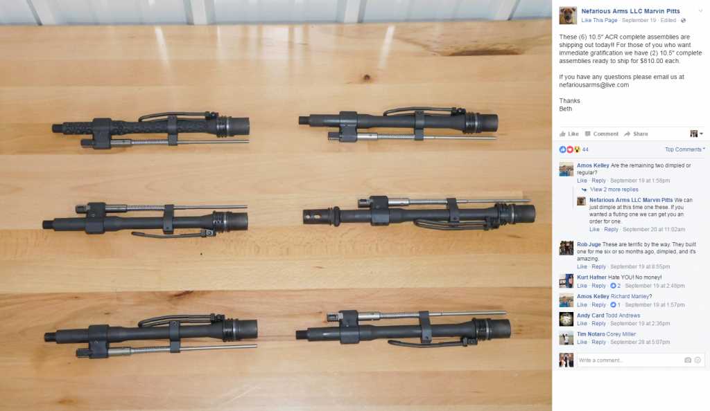 bushmaster acr parts diagram