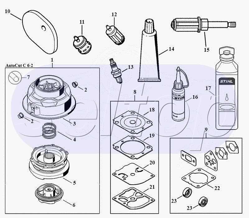 stihl fs 40 c parts diagram