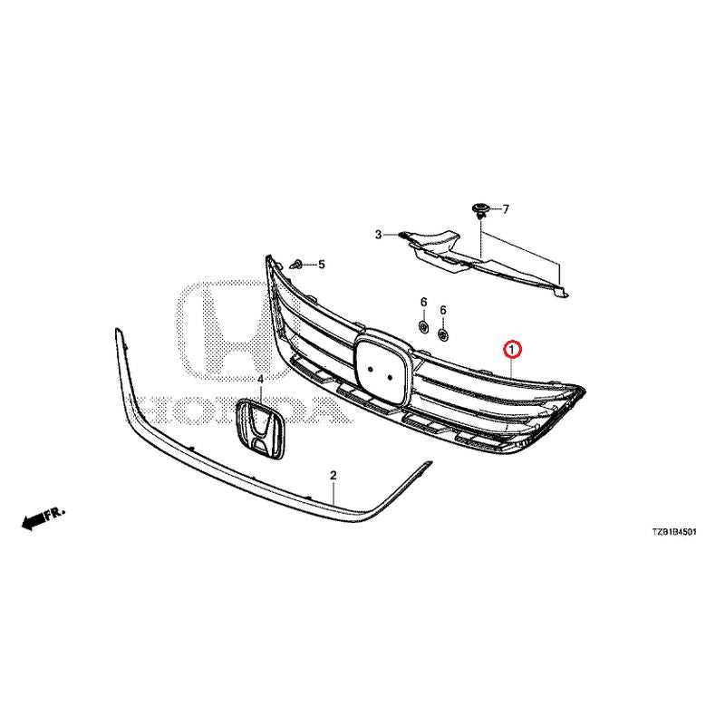 2021 honda accord parts diagram