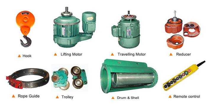 hoist parts diagram