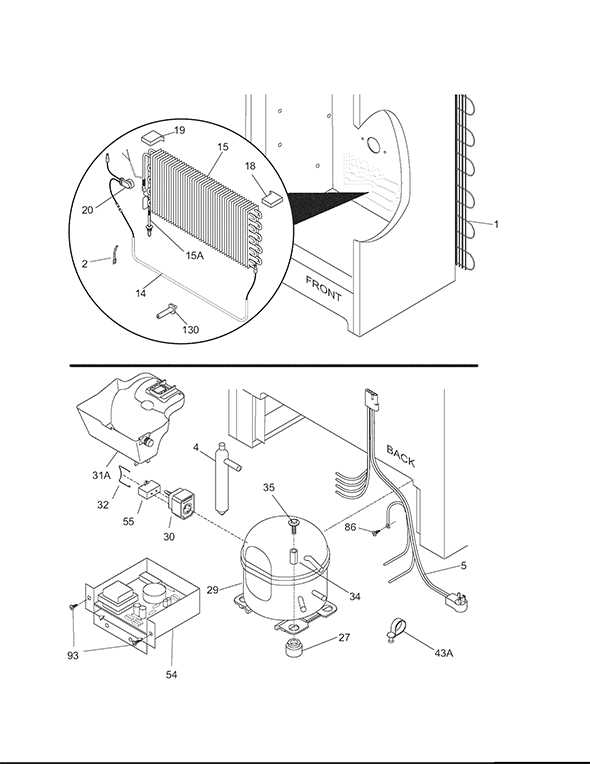 kenmore upright freezer parts diagram