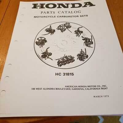 honda carburetor parts diagram