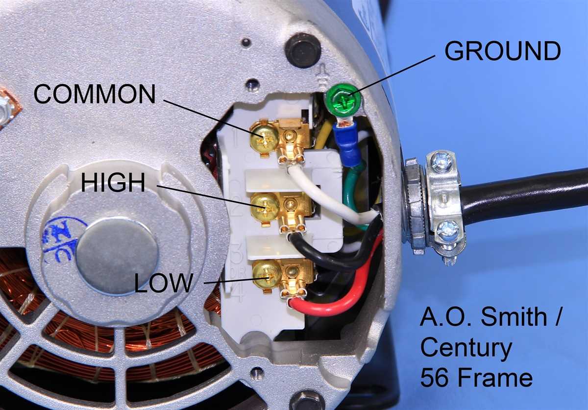 a. o. smith motor parts diagram