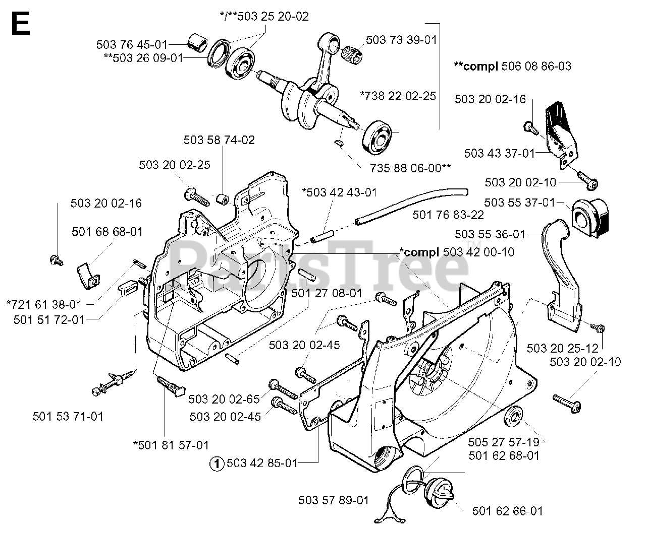 jonsered chainsaw parts diagram