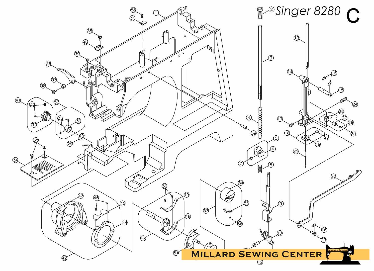 c clamp parts diagram