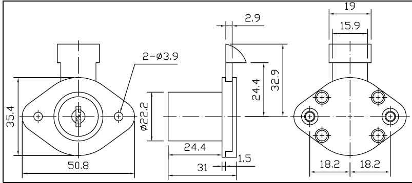 cabinet lock parts diagram