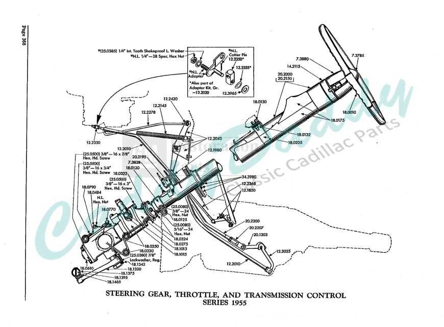 cadillac parts diagram