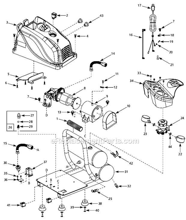 campbell hausfeld air compressor parts diagram