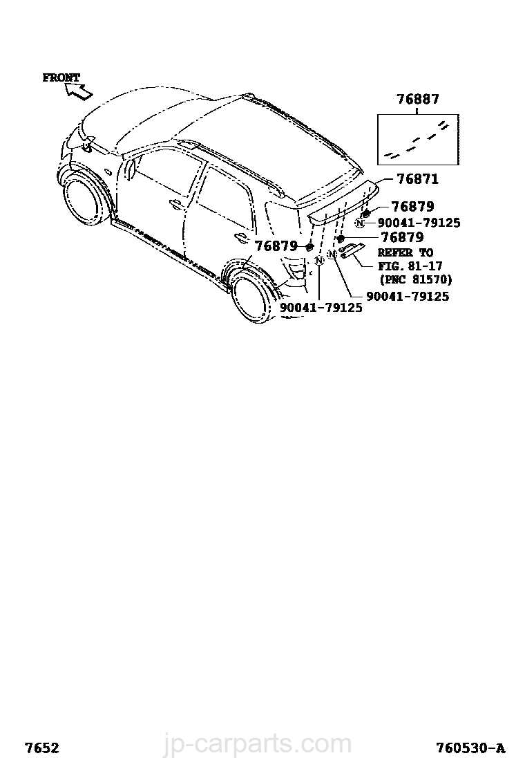 car parts exterior diagram