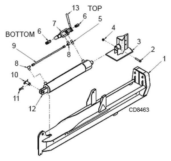 carefree slide topper parts diagram