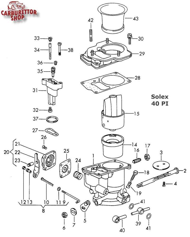 carter afb parts diagram