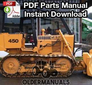 case 450 dozer parts diagram