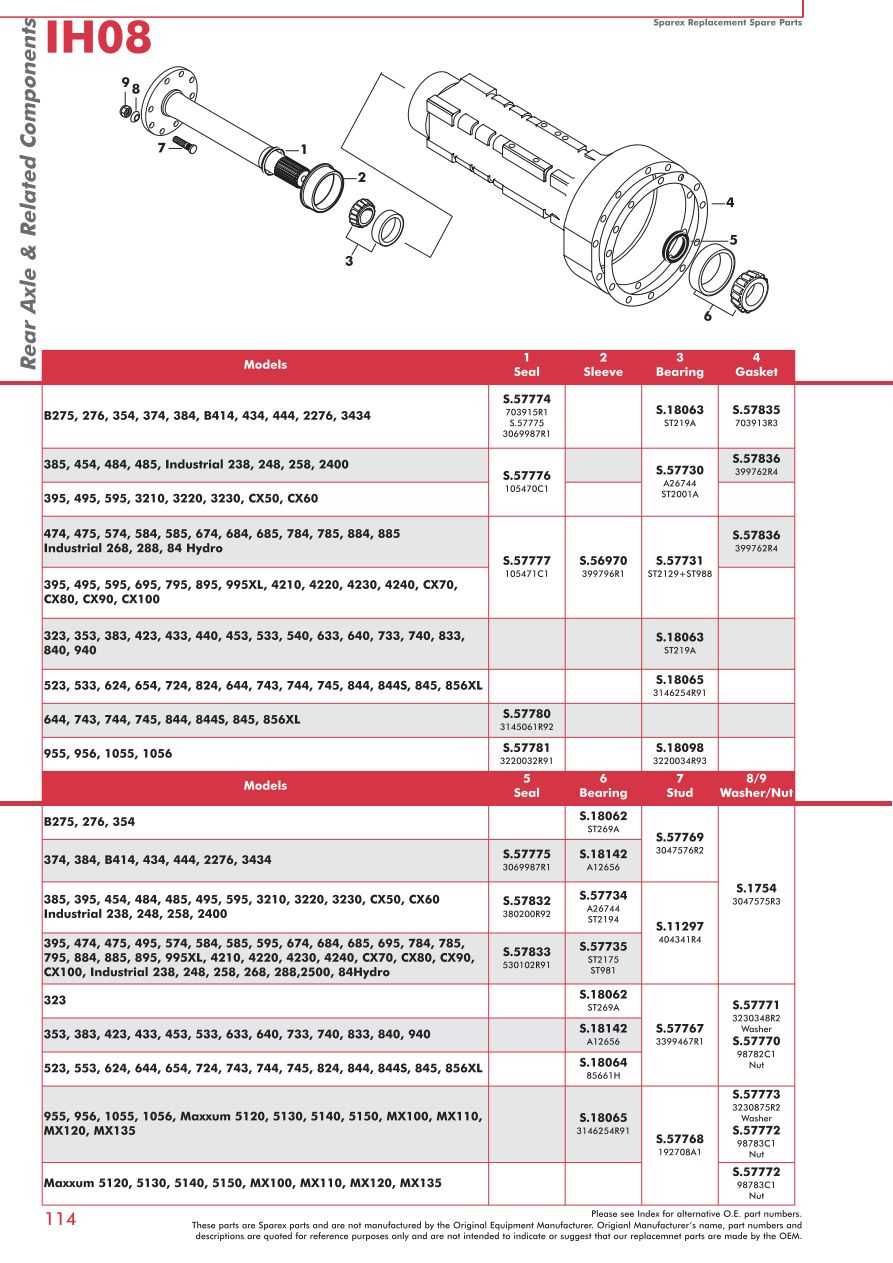 case ih 885 parts diagram