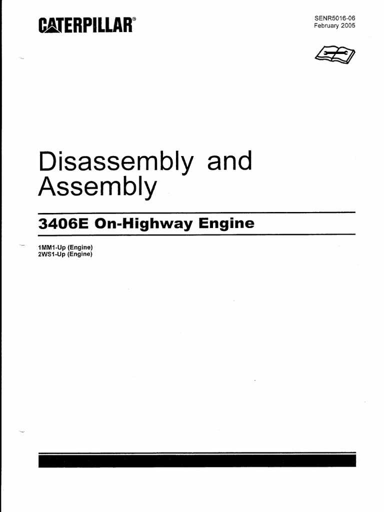 cat 3406e parts diagram