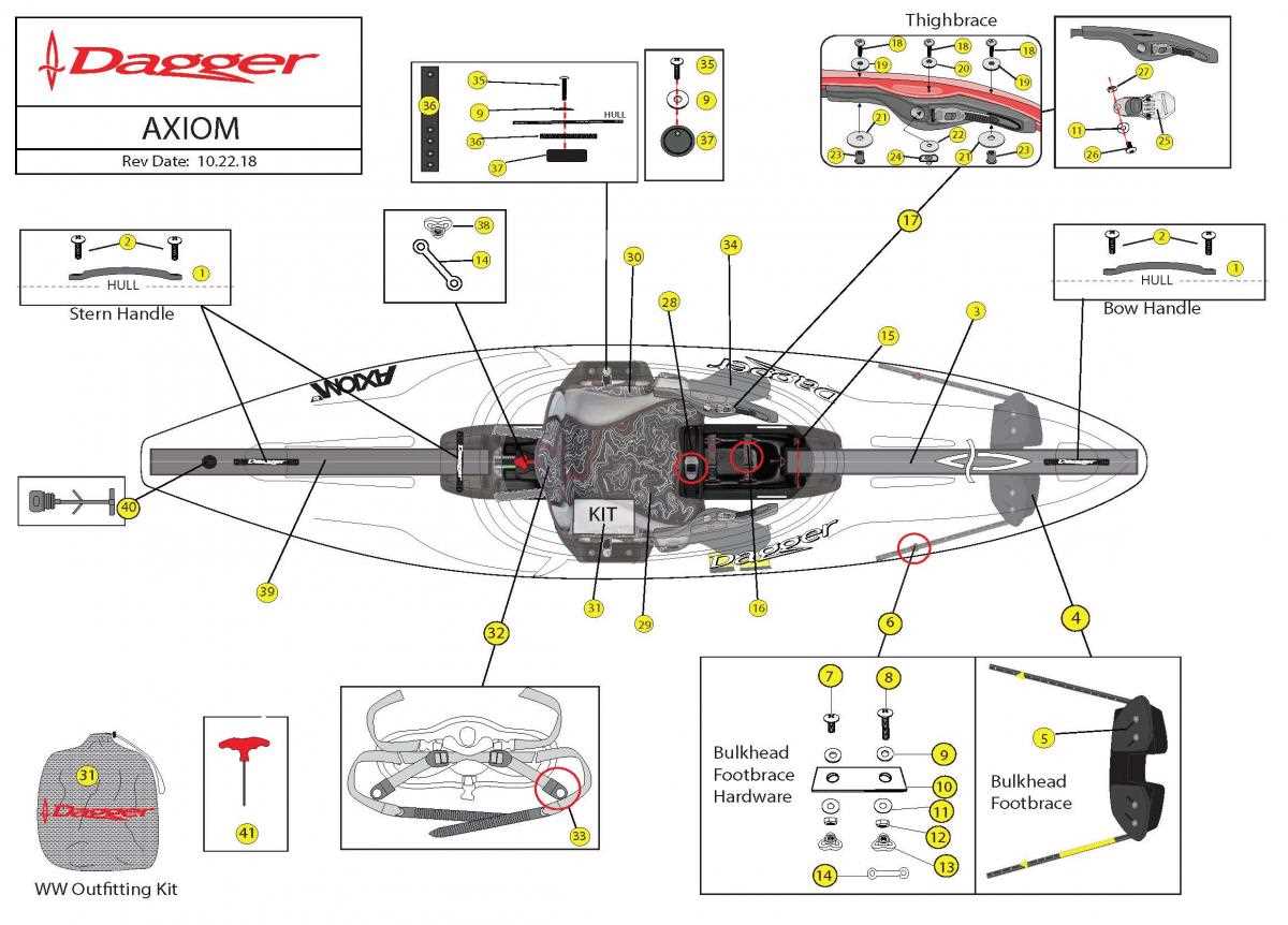 catamaran parts diagram