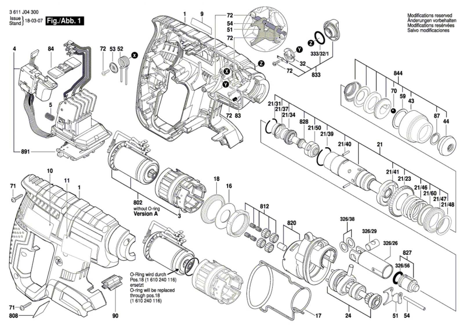 bosch drill parts diagram