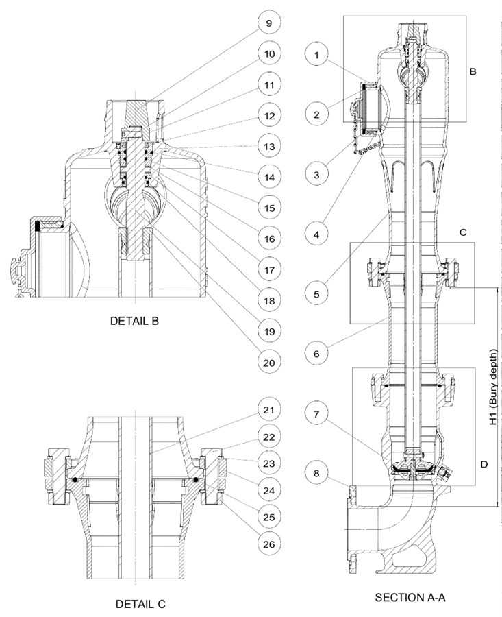 hydrant parts diagram