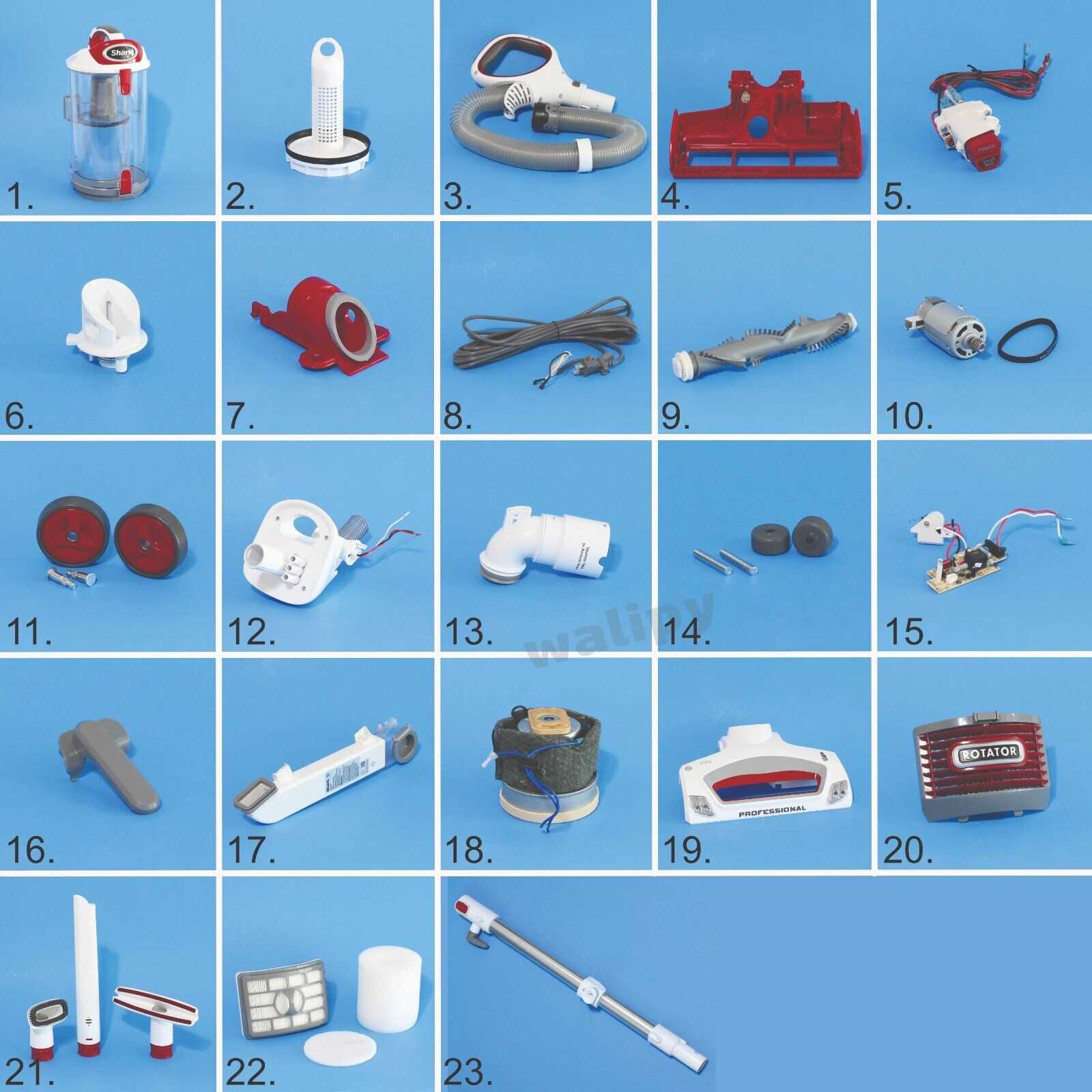 shark robot vacuum parts diagram