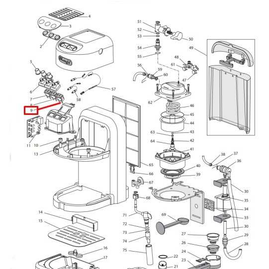 delonghi eco 310 parts diagram