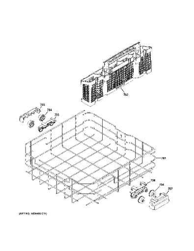 dishwasher parts diagram ge