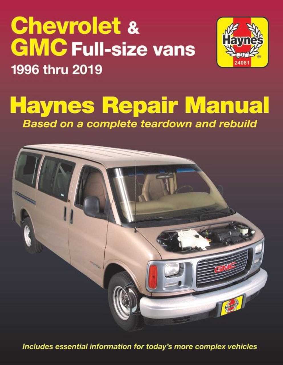 chevy express van parts diagrams