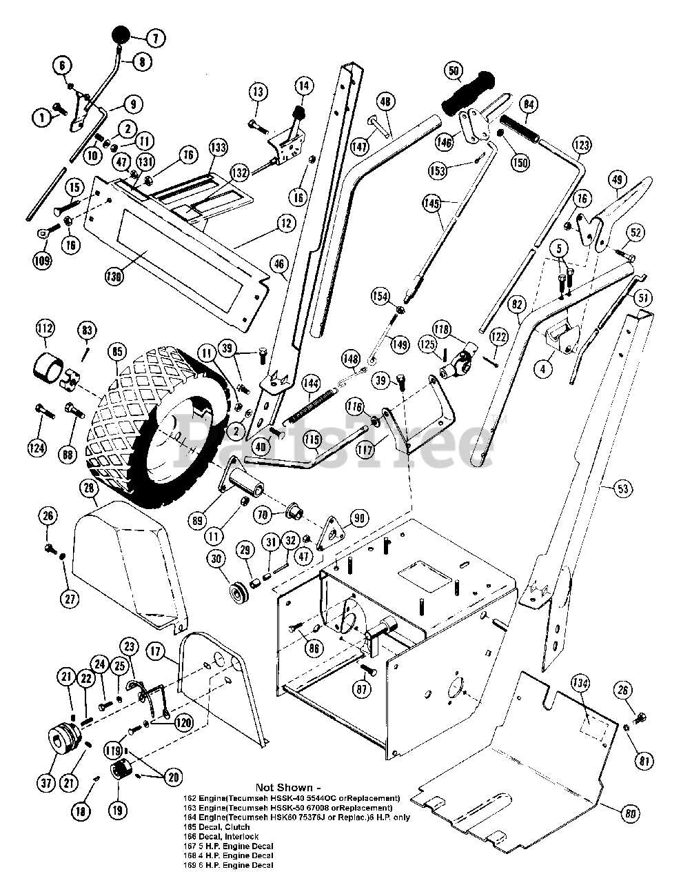 tecumseh hssk50 parts diagram