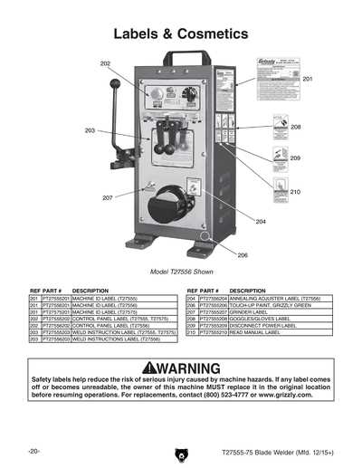 diagram welding machine parts