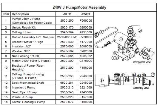 coleman saluspa parts diagram