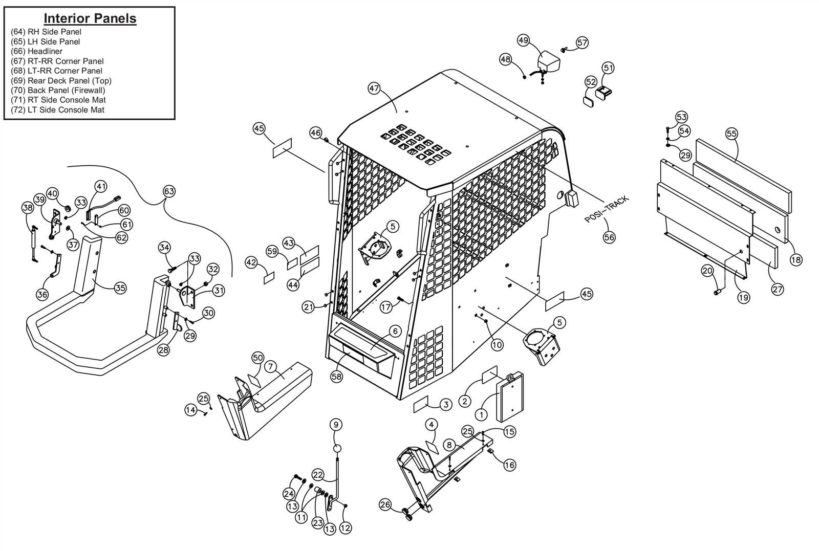 bobcat t450 parts diagram