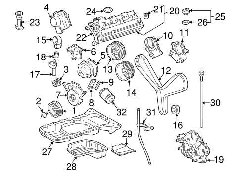 2004 toyota corolla engine parts diagram