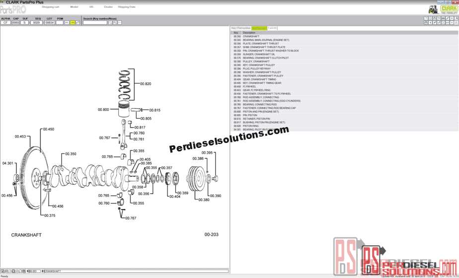 clark forklift parts diagram