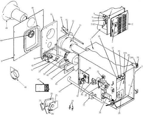 suburban water heater parts diagram