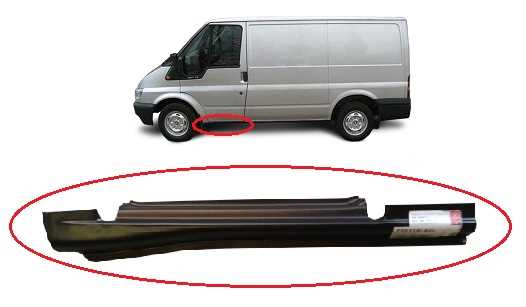 ford transit body parts diagram