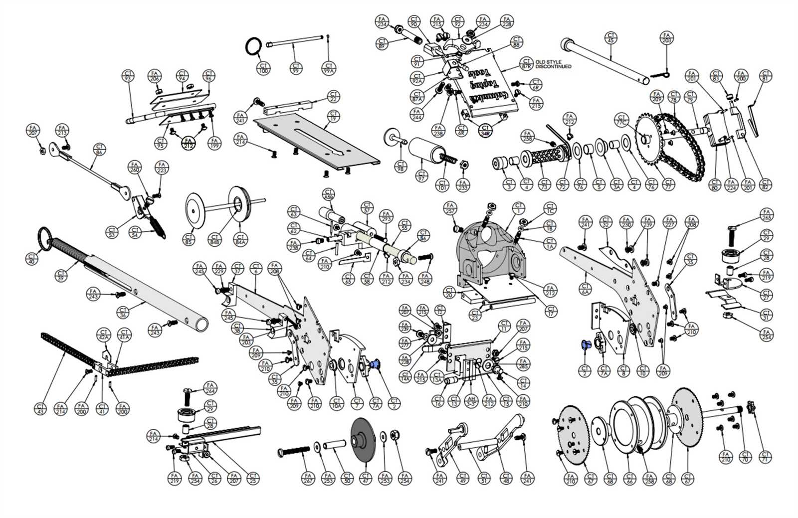 columbia parts diagram