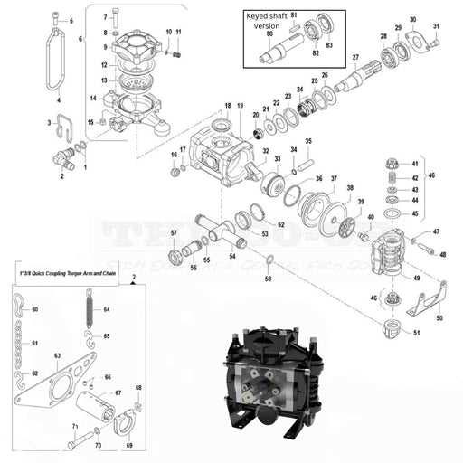 comet pressure washer pump parts diagram