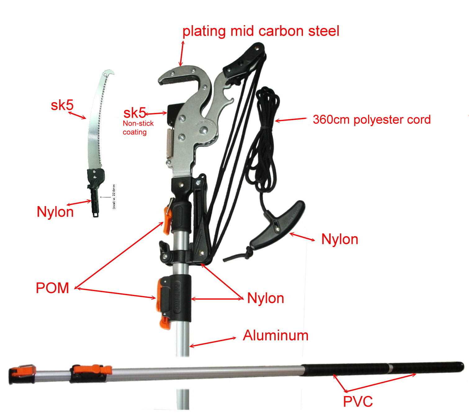 corona tree pruner parts diagram