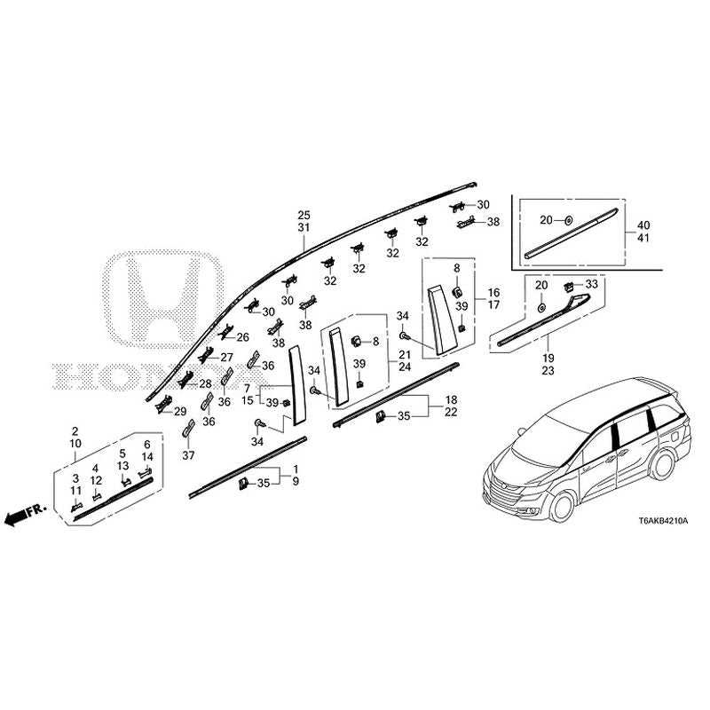 honda odyssey parts diagram