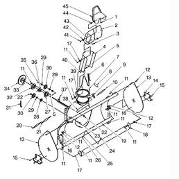 craftsman 26 snowblower parts diagram