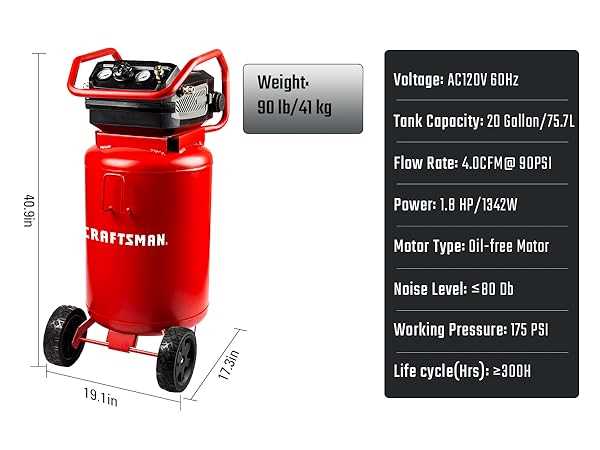 craftsman 33 gallon air compressor parts diagram