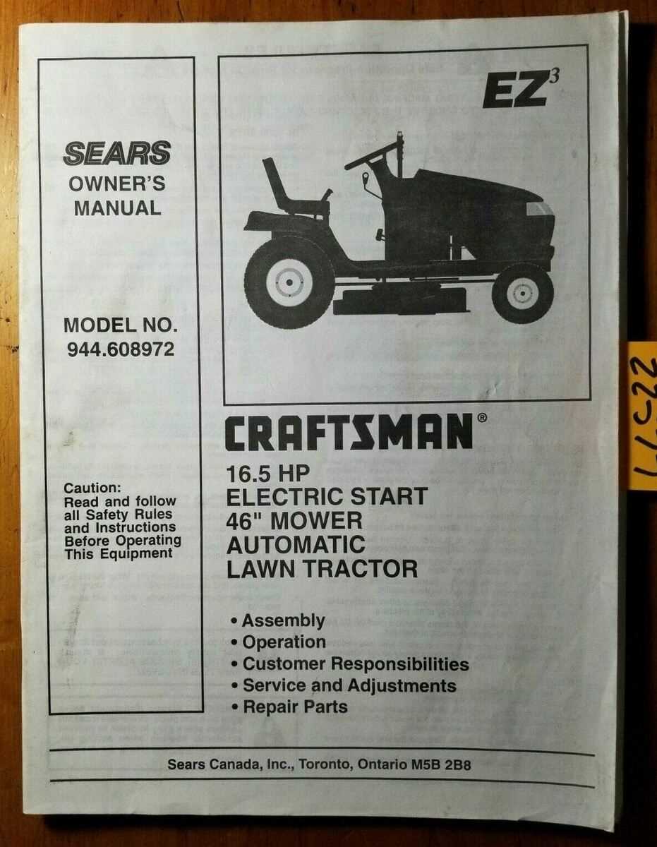 craftsman 46 riding mower parts diagram