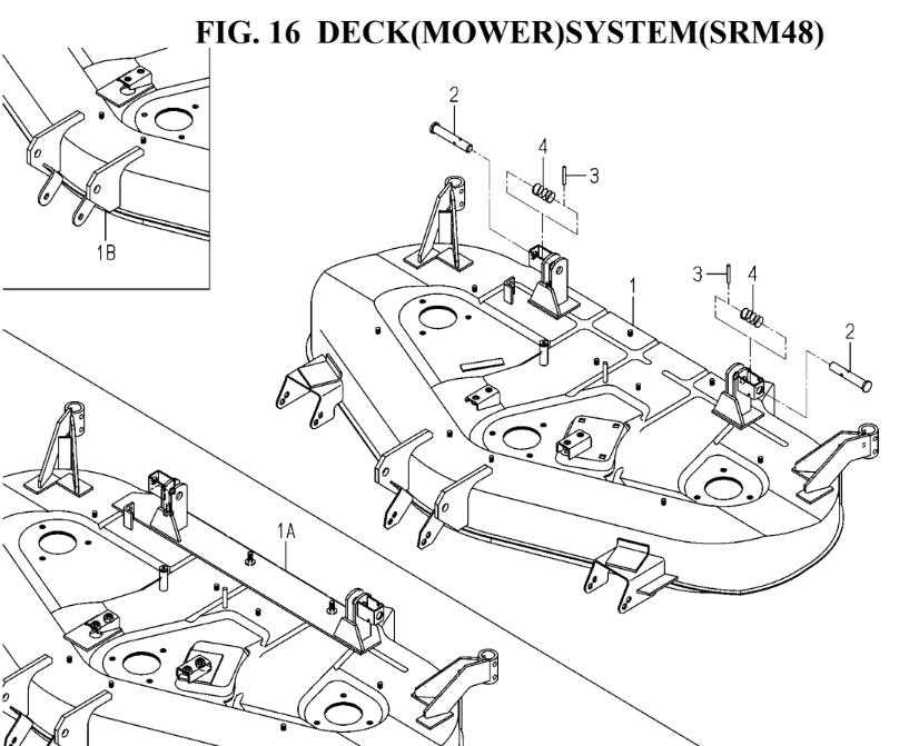 craftsman 54 mower deck parts diagram