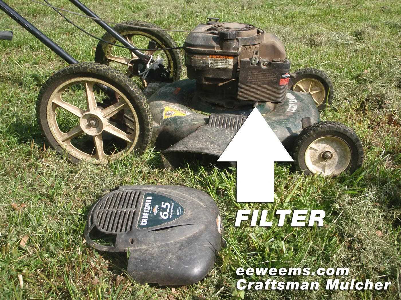 craftsman 6.5 hp craftsman self propelled lawn mower parts diagram