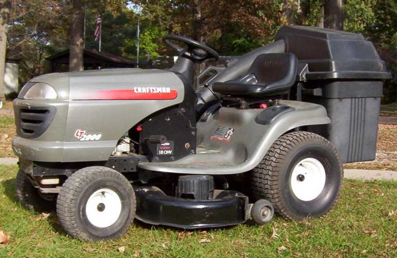 craftsman lt2000 mower deck parts diagram